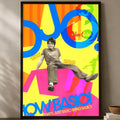 D-Djo Self-Stick HD PVC Wall Art Poster | Waterproof Decor Wall Art Poster Axl White19 30X40cmNoframe