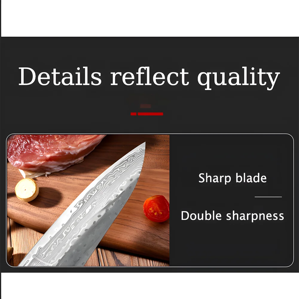 Kiritsuke Knife – Sashimi, Salmon, Vegetable & Meat Blade Kitchen Knife Axl