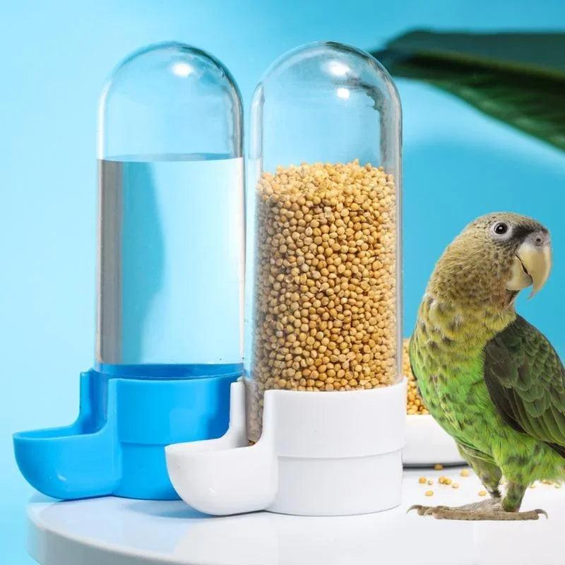 Hanging Bird Water Dispenser & Feeder | Parrot Cage Accessory Bird Cage Feeder Axl