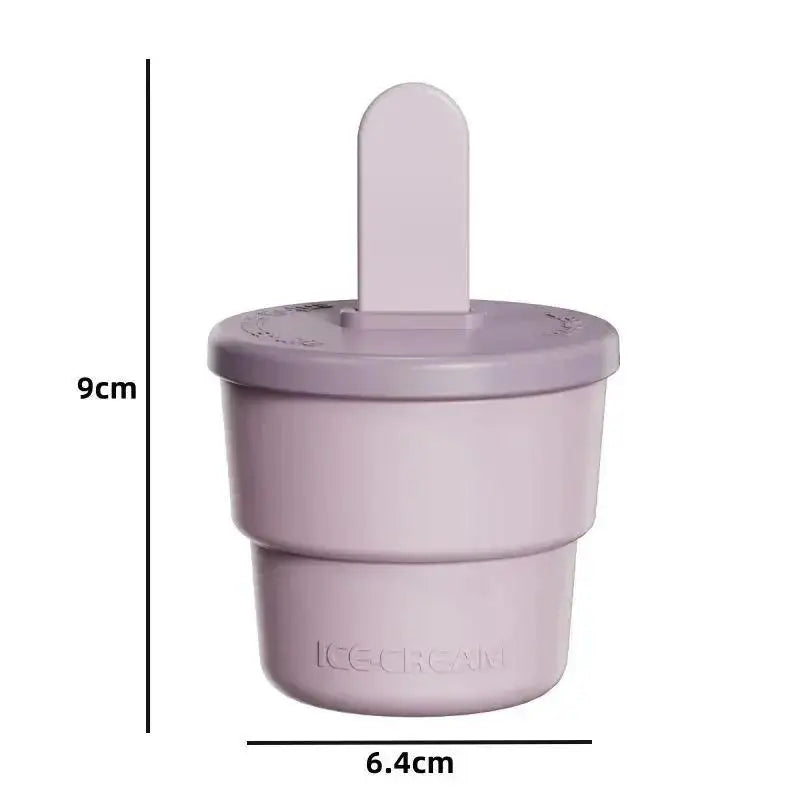 DIY Popsicle & Ice Cream Silicone Mold – Ice Cube Cup Maker Ice Cream Mold Axl Purple