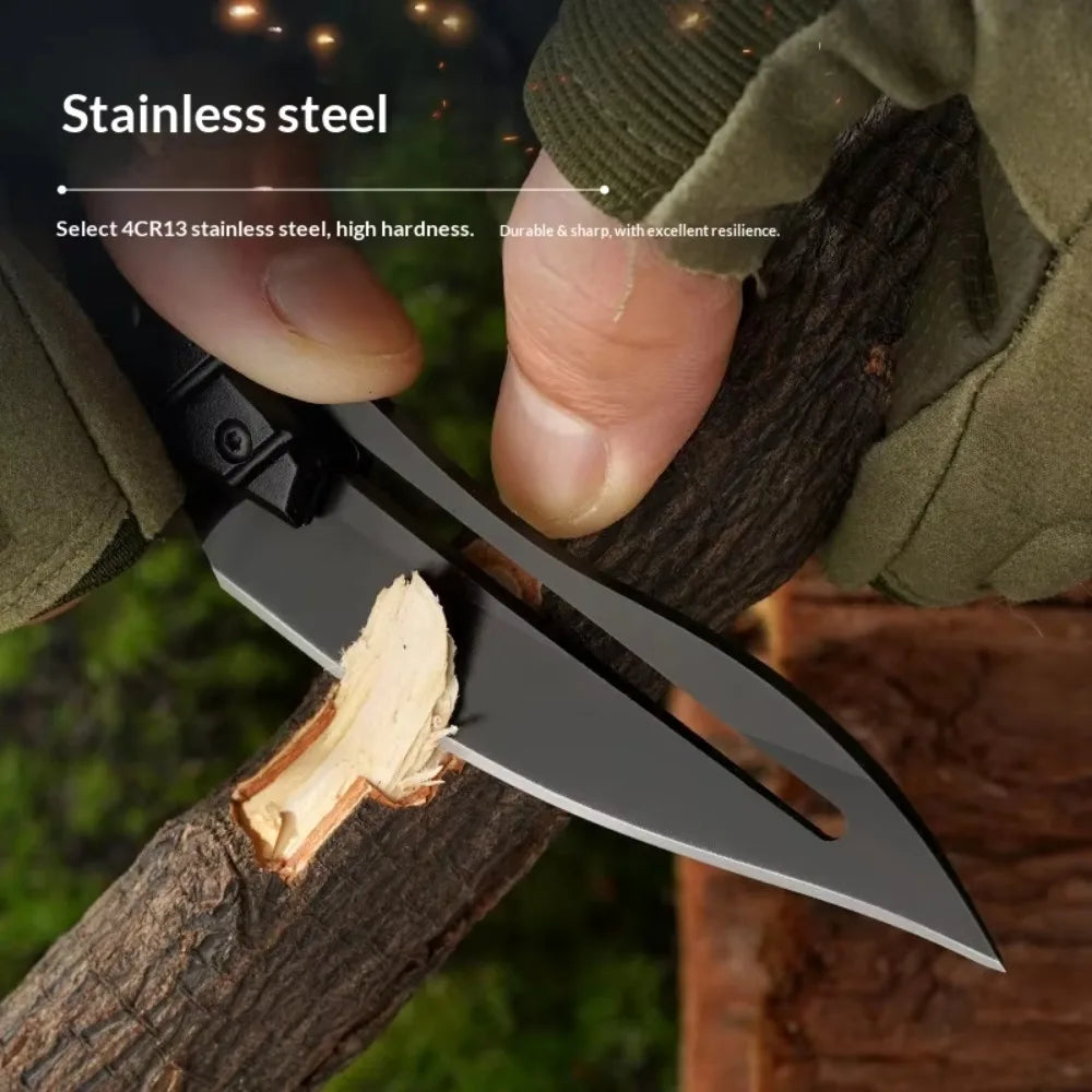 Stainless Steel Folding Pocket Knife – Camping & Kitchen Folding Pocket Knife Axl