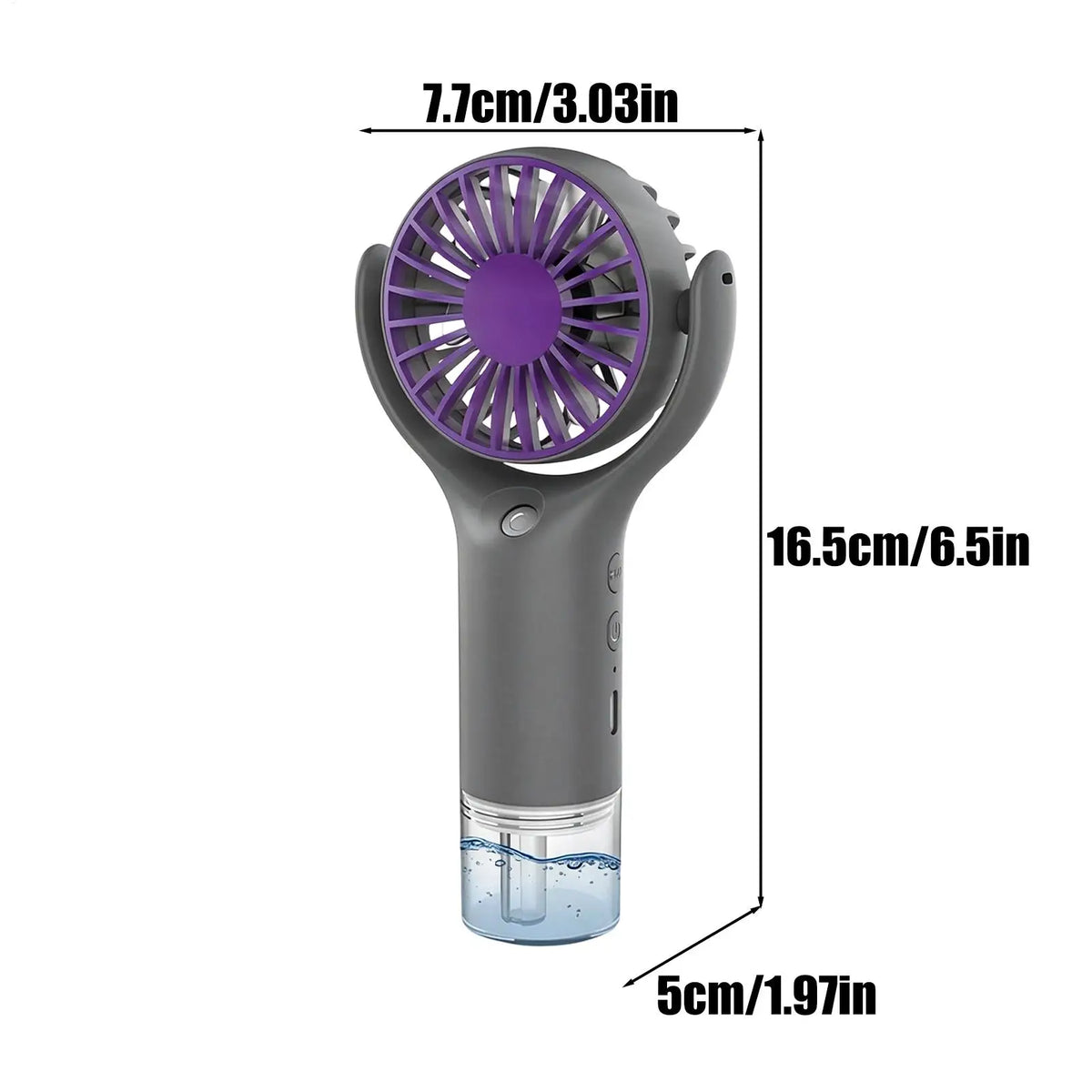 Portable Mini Handheld Mist Fan – USB Rechargeable Water Spray Handheld Mist Fan Axl