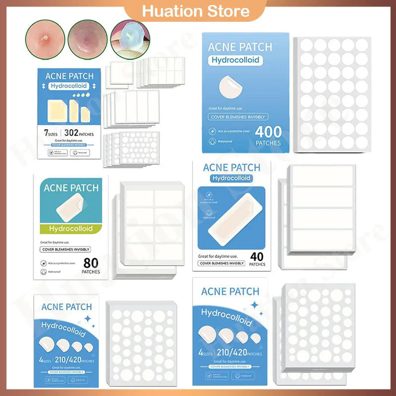 Hydrocolloid Pimple Patches – Full Face, Gentle Acne Patches Acne Patch Axl