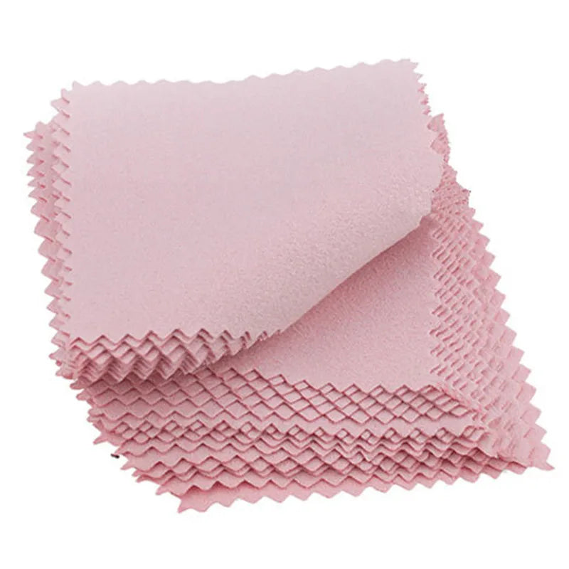 50-Pc Silver & Jewelry Polishing Cloth Set – Anti-Tarnish Jewelry Polishing Cloth Axl