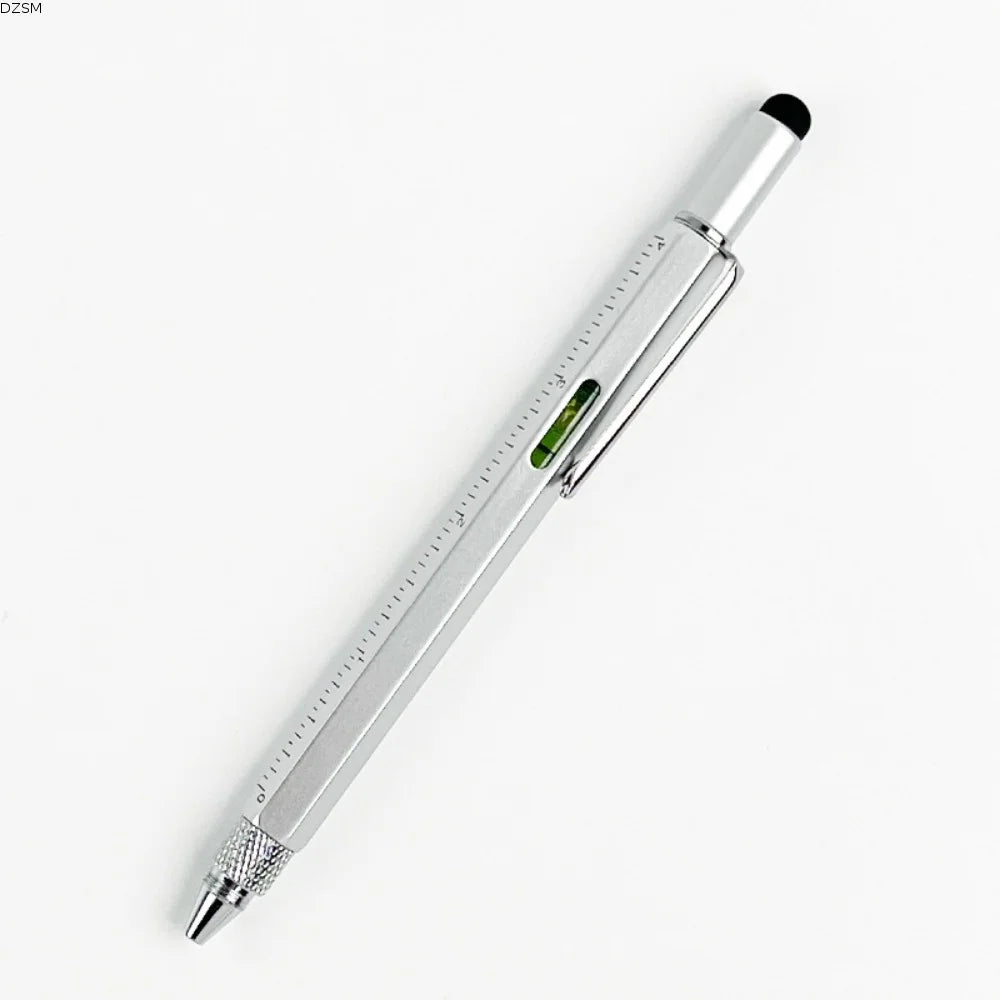 6-in-1 Metal Multi-Tool Pen – Spirit Level, Ruler & Ballpoint Multi-Tool Ballpoint Pen Axl