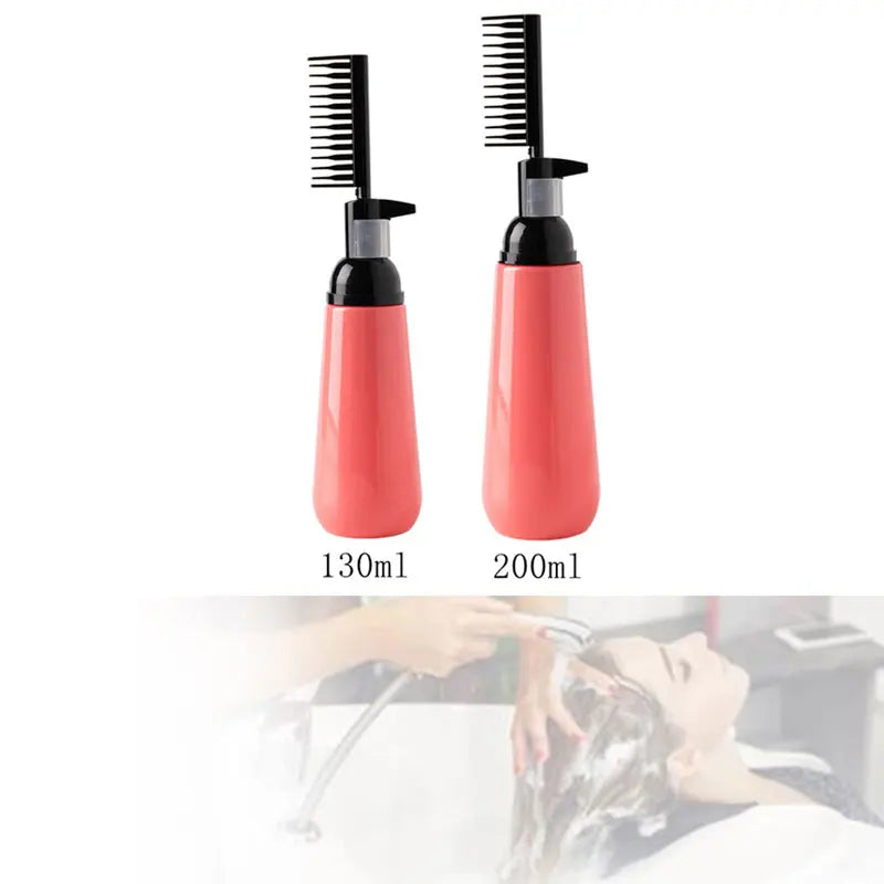 200ml Hair Dye Applicator Bottle with Comb Brush | Salon Tool Hair Dye Applicator Axl