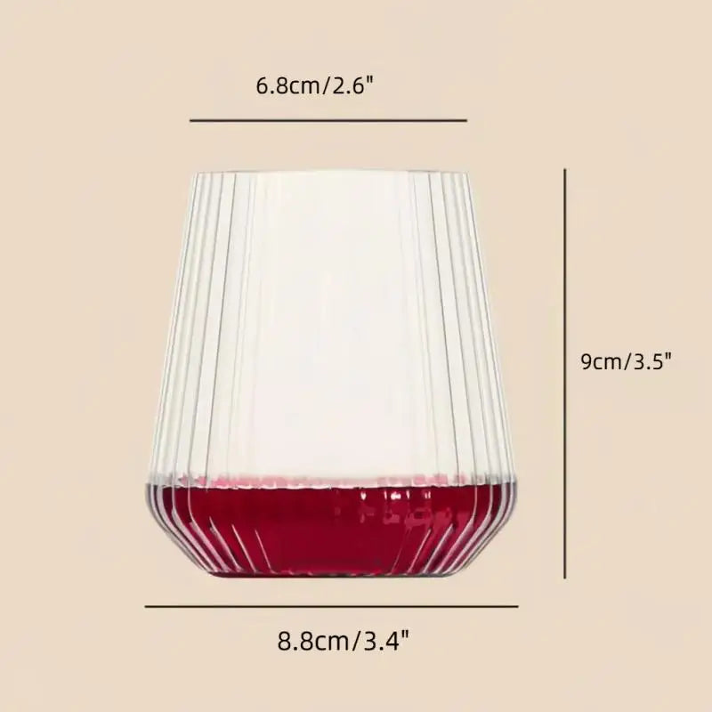 Plastic Hexagonal Gold Rim Wine Glass – Shatterproof & Clear Plastic Wine Glass Axl