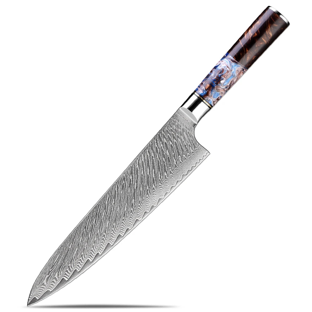XITUO 8" Japanese Damascus Steel Chef Knife | Full Tang Damascus Chef Knife Axl chef knife