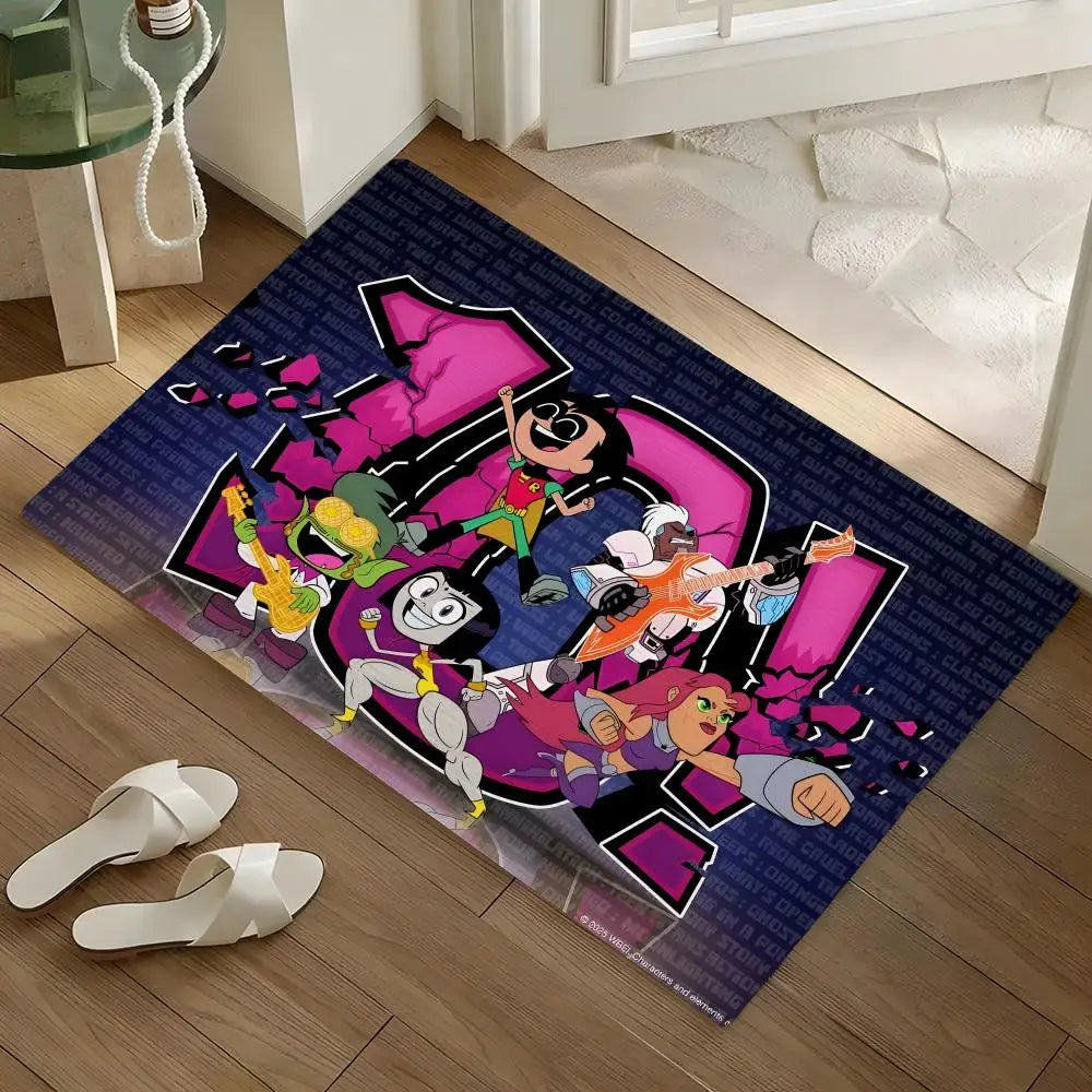 Teen Titans Go! Diatomite Bath Mat – Non-Slip & Quick Dry Diatomite Bath Mat Axl