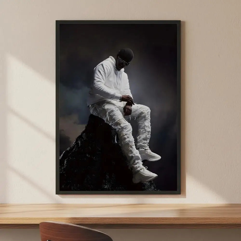 Werenoi HD Art Poster – Waterproof Self-Adhesive Wall Sticker Art Wall Poster Axl White7 15X20cmNoframe