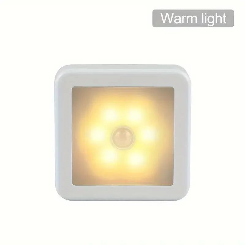 Smart LED Motion Sensor Night Light – Warm & White Wall Light LED Night Light Axl 1pc Warm White