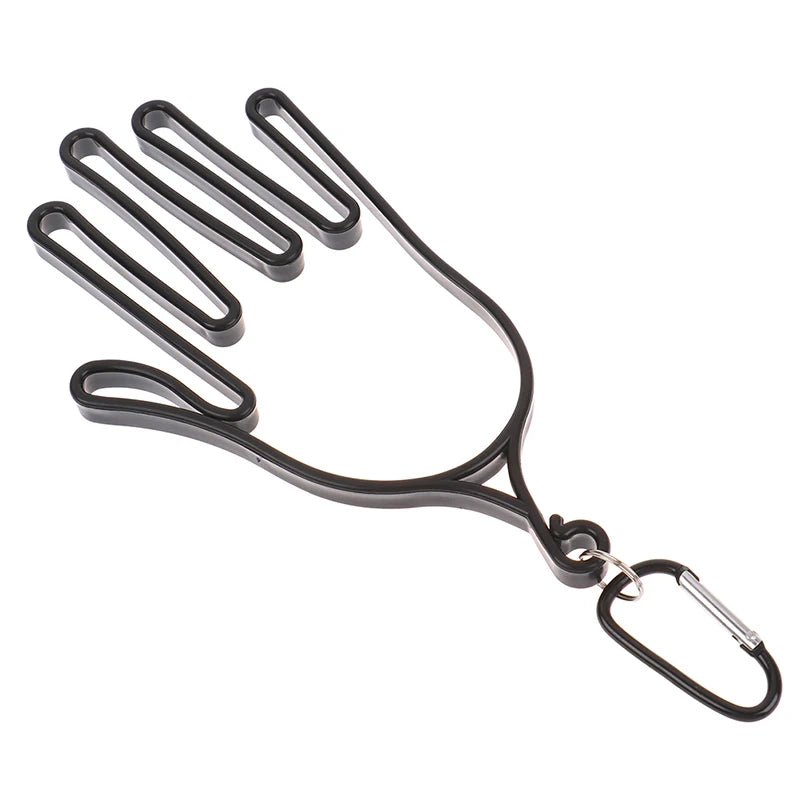 Golf Glove Holder & Stretcher with Carabiner Clip Golf Glove Holder Axl Black