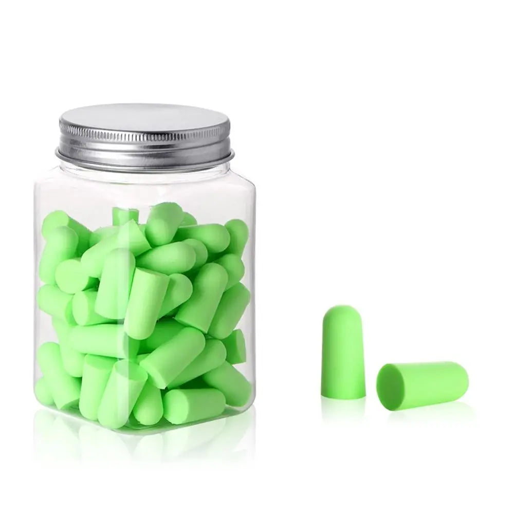 Multicolor Foam Earplugs – Noise Reduction Sleep & Travel Foam Earplugs Axl Green-60PCS
