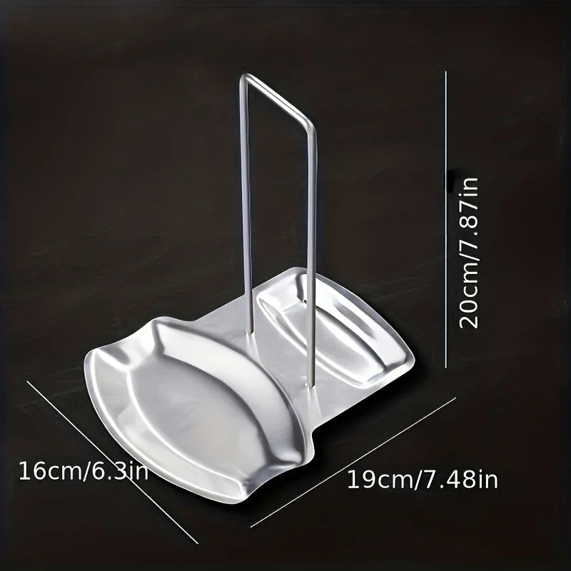 Stainless Steel Pot Lid Rack – No-Drill Countertop Organizer Lid Storage Rack Axl