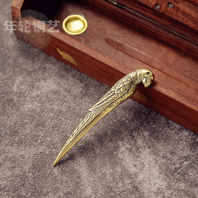 Pure Copper Tea Scoop – Lotus Bamboo Coffee Spoon Set Tea Scoop Spoon Axl