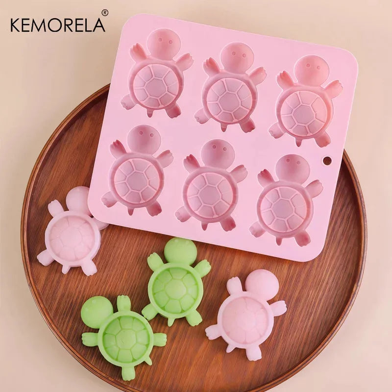 Sea Animal Silicone Candy Molds 6-Cavity | Gummy & Chocolate Silicone Candy Mold Axl