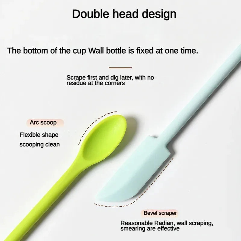 3-Piece Silicone Spatula Set – Mini Makeup & Skincare Scraper Makeup Spatula Set Axl