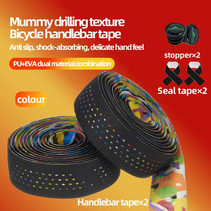 Road Bike Handlebar Tape – Anti-Slip Breathable Carbon Wrap Handlebar Tape Axl