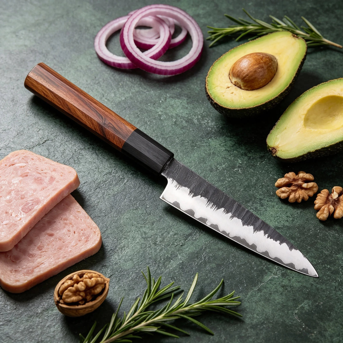 Japanese Chef Knife – Clad Steel Paring, Slicing & Boning Kitchen Knife Set Axl