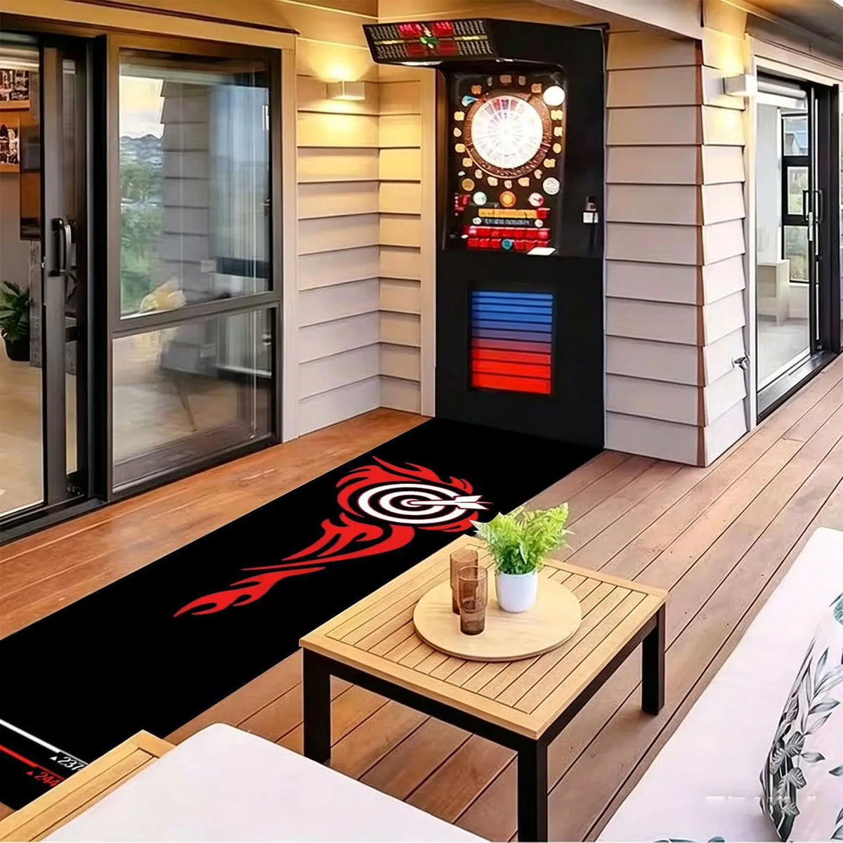 Non-Slip Dart Mat with Throw Lines & Floor Protector Dart Floor Mat Axl
