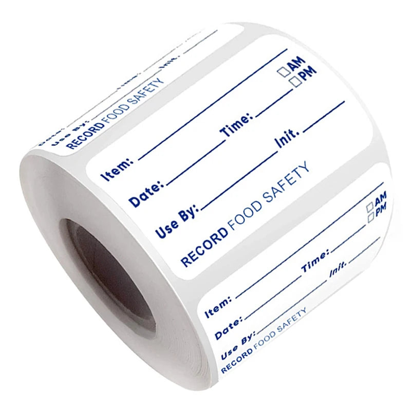 500 Pcs Removable Food Date Labels – Kitchen Storage Stickers Food Storage Labels Axl
