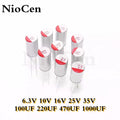 10PCS Solid State Electrolytic Capacitors 6.3V–35V | NioCen Electrolytic Capacitor Axl 6.3V220UF 5X8