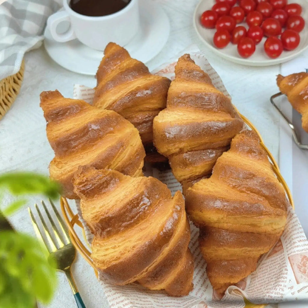 Fake Croissant Model – Bakery Display & Photography Prop Fake Food Prop Axl