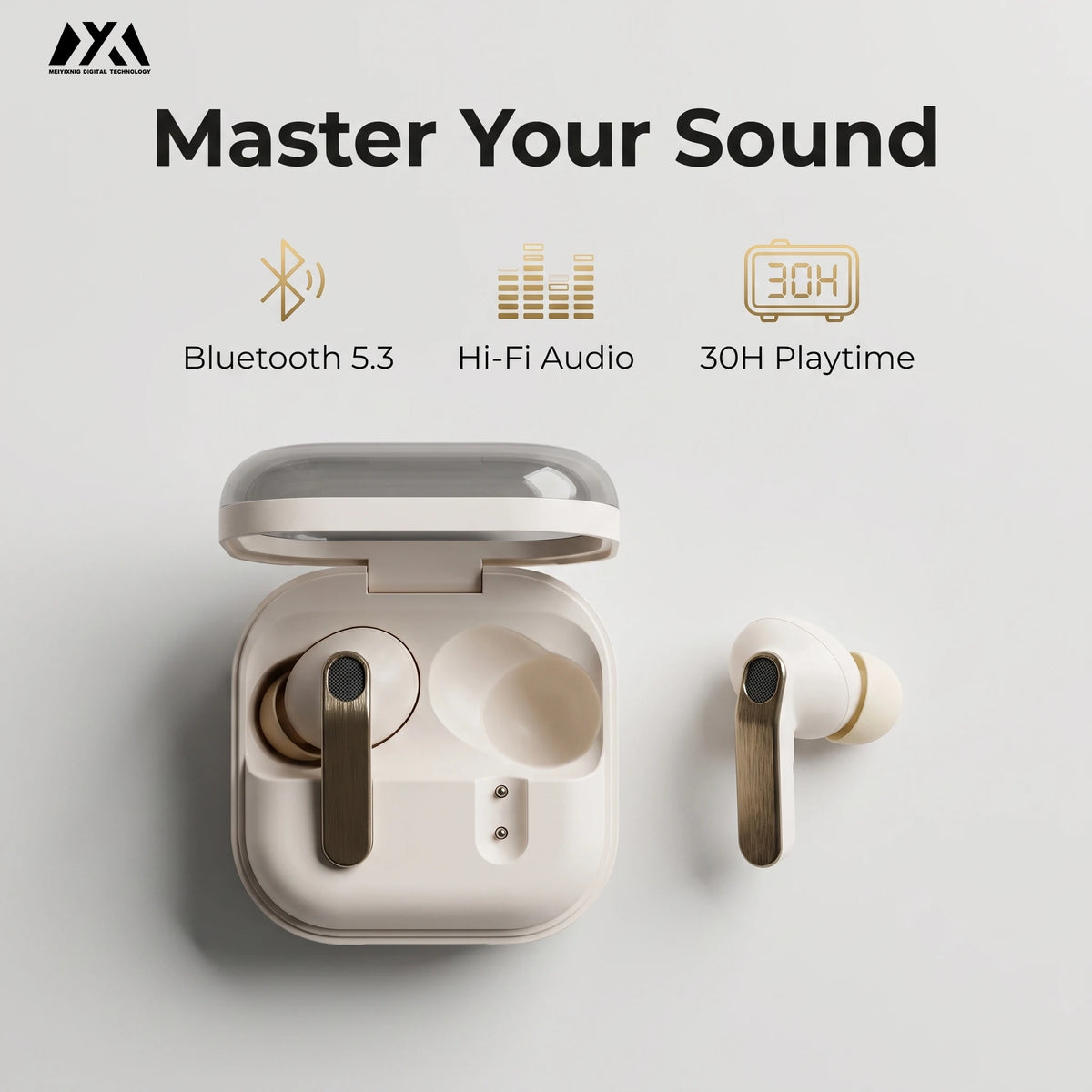 N80 Bluetooth 5.3 TWS Earbuds with Active Noise Cancellation Wireless Earbuds Axl N80 Skin