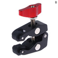 Double Ball Head Magic Arm Clamp 1/4" 3/8" Aluminum Alloy Camera Magic Arm Axl B No plug