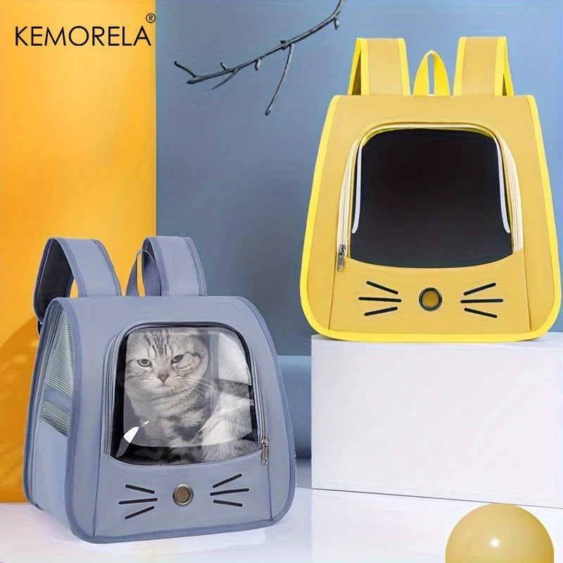 KEMORELA Transparent Pet Carrier Backpack | Airline Approved Pet Carrier Backpack Axl