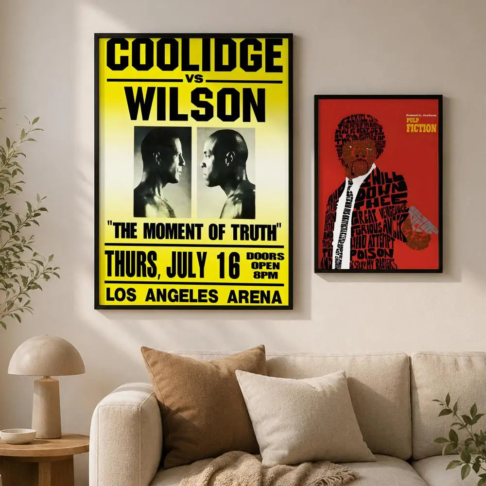 Pulp Fiction Peel & Stick Waterproof PVC Wall Poster | HD Art Wall Art Poster Axl