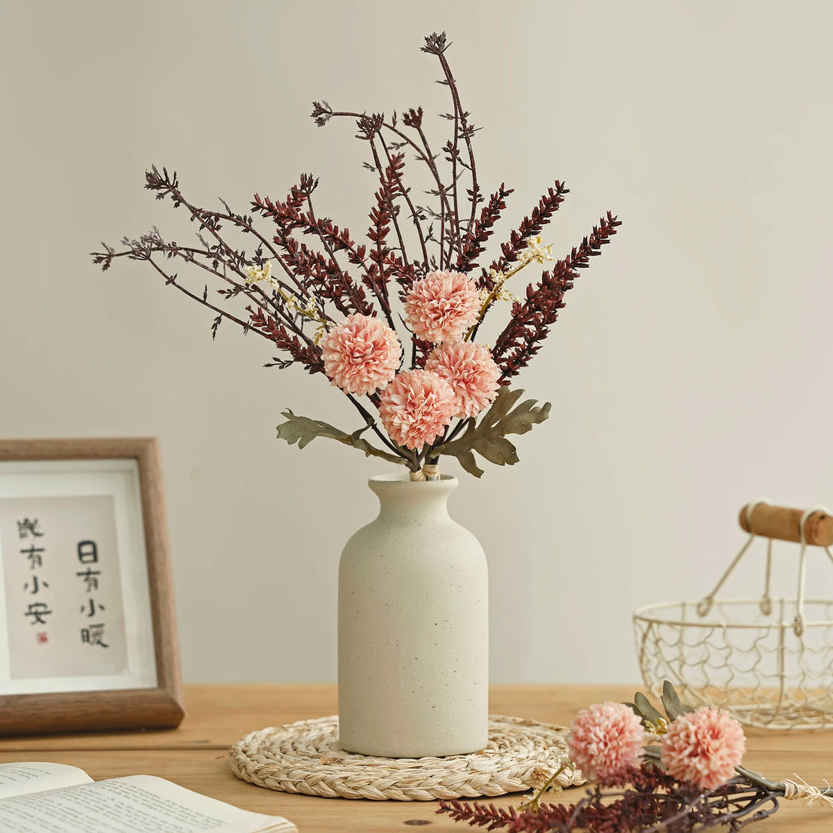 Silk Peony Artificial Flower Bouquet – Wedding & Home Decor Artificial Flower Bouquet Axl