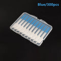 Silicone Interdental Brushes – Soft Teeth Cleaner (20–300 Pcs) Interdental Brush Axl 300PcsBlue