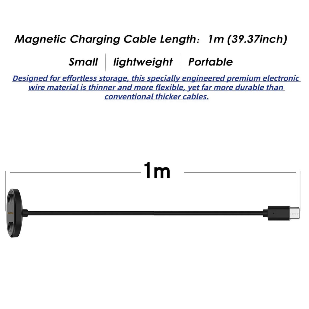 Magnetic Charger Cable for Meta Ray-Ban Smart Band Type-C Magnetic Charging Cable Axl