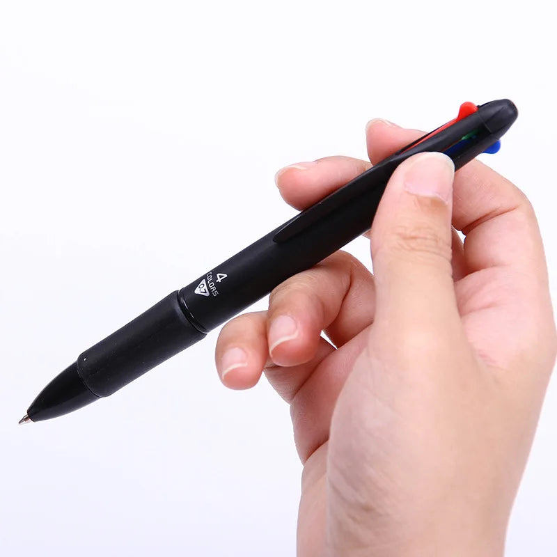 5-Pack 4-Color Ballpoint Pens 0.7mm – School & Office Writing Multicolor Ballpoint Pen Axl