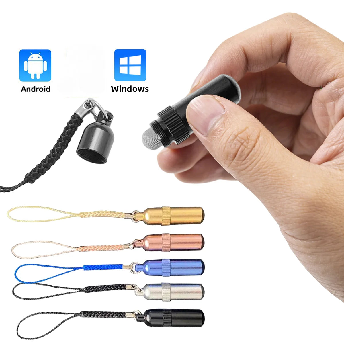 GUUGEI Mini Capsule Stylus – Universal Touchscreen Pen Capacitive Stylus Pen Axl