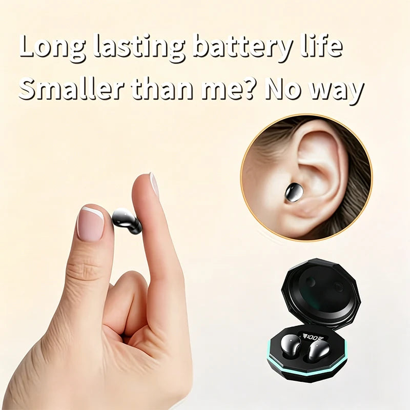B57 Mini Sleep Earbuds – Tiny Wireless Bluetooth TWS Wireless Sleep Earbuds Axl