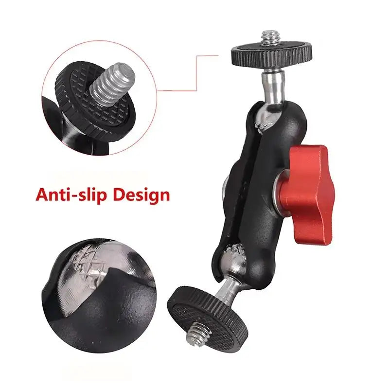 Metal Super Clamp Double Ball Head Magic Arm | Camera Mount Camera Clamp Mount Axl