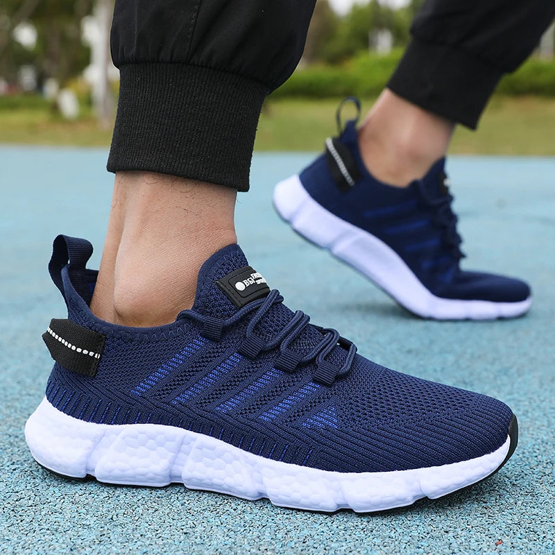 ZULIWAGN Men's Breathable Mesh Running & Walking Shoes Men's Athletic Shoes Axl