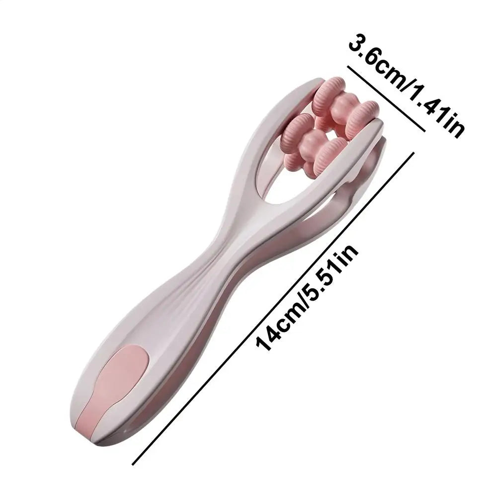 Double Roller Finger & Hand Massager – 360° Rolling Tool Finger Massage Roller Axl Pink