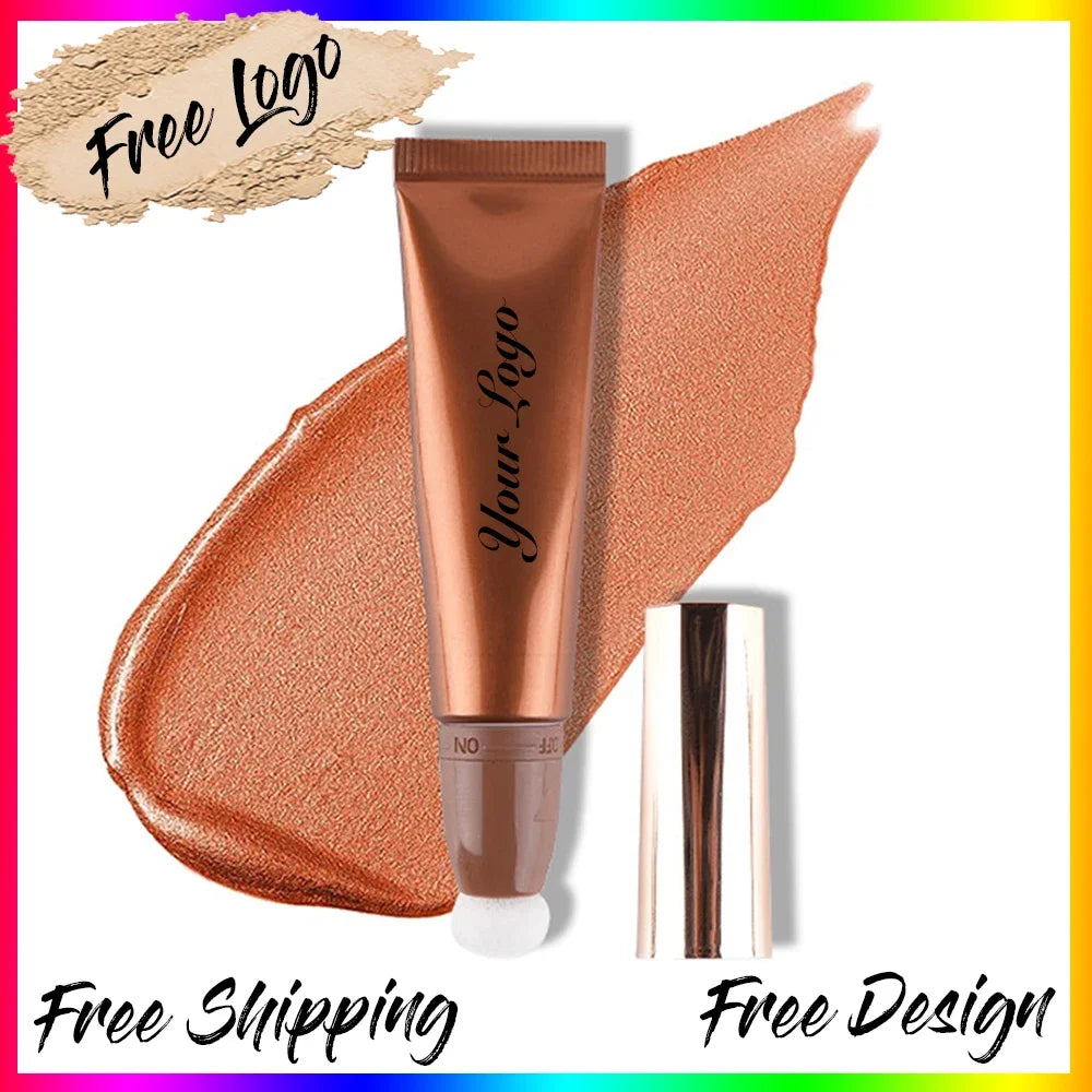 Vegan Liquid Highlighter – Pearlescent Shimmer & Bronzer Liquid Highlighter Axl