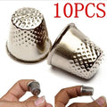10-Pack Metal Sewing Thimbles – DIY Finger Protector Set Sewing Thimble Set Axl Default Title