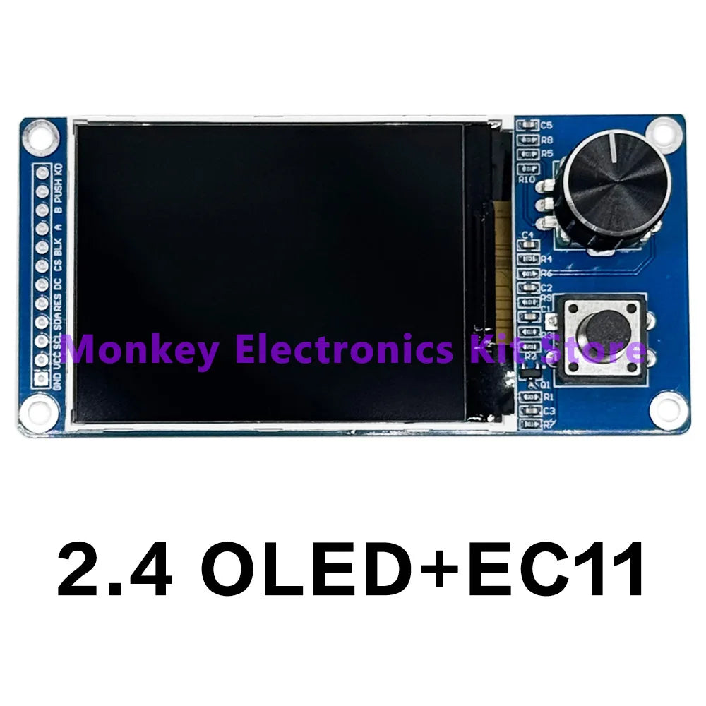 TFT OLED Display Module 0.96"–2.4" LCD + EC11 Rotary Encoder IIC LCD OLED Display Module Axl 2.4 have EC11