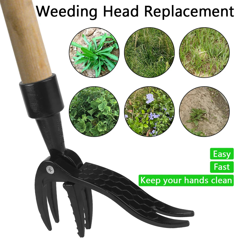 Stand-Up Weed Puller | 4-Claw Carbon Steel Weeding Tool Stand-Up Weeding Tool Axl Default Title