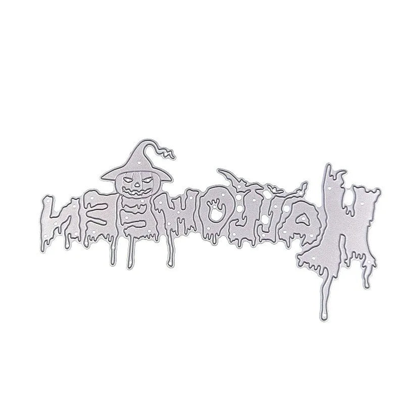 Halloween Letter Carbon Steel Cutting Dies | DIY Scrapbooking Craft Cutting Die Axl A