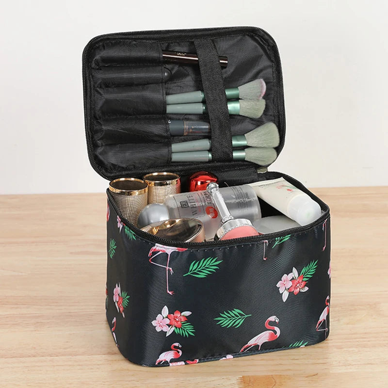 Large Waterproof Makeup Bag – Women's Travel Cosmetic Organizer Cosmetic Organizer Bag Axl