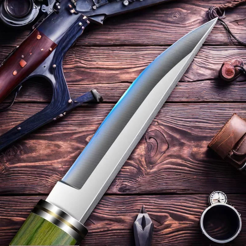 COOKCRAZE Portable Paring Knife – Steel & Pakka Wood Handle Paring Knife Axl