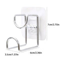 Punch-Free Stainless Steel Wall Hook – Kitchen & Bathroom Adhesive Wall Hook Axl onesize