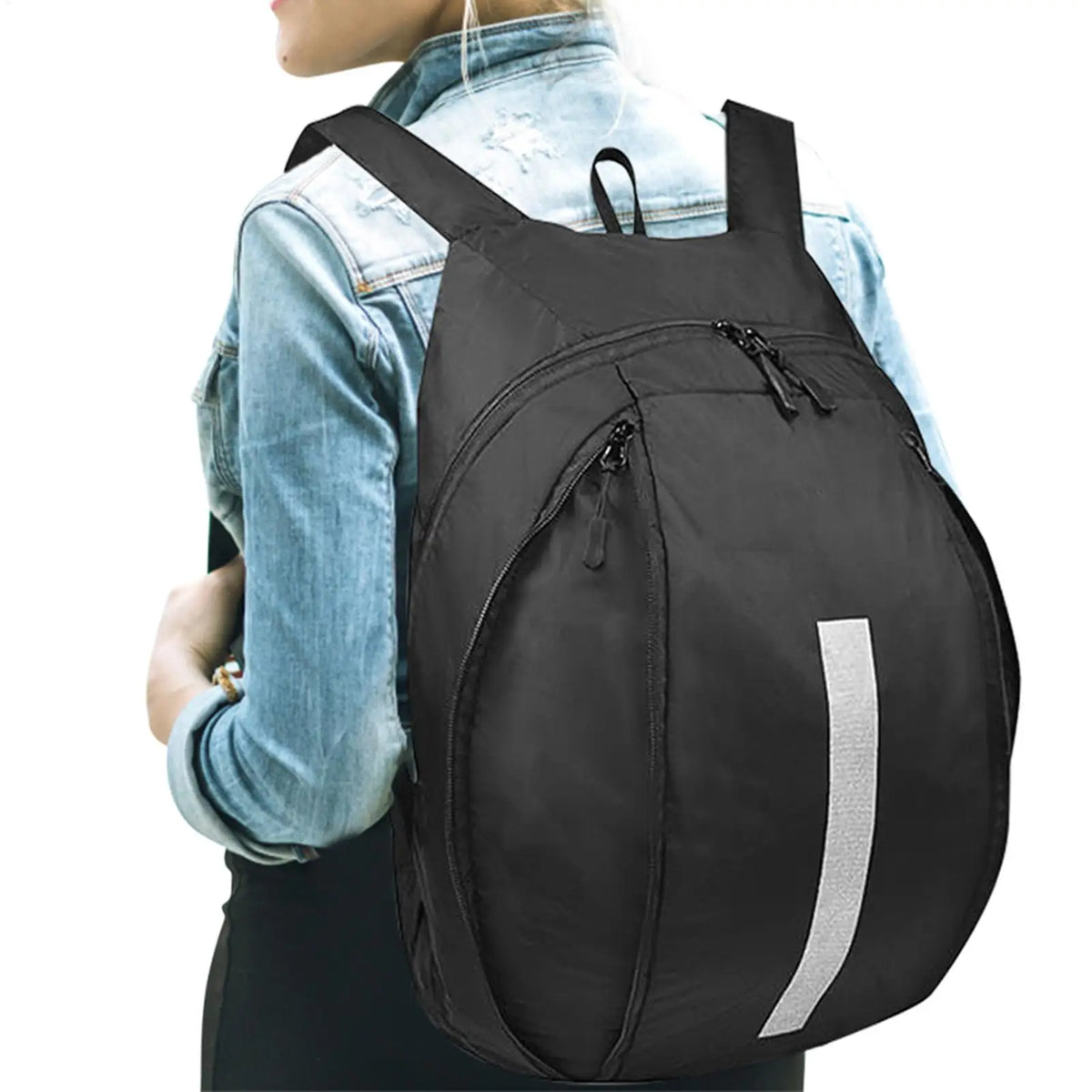 Motorcycle Helmet Backpack – Large Capacity Waterproof Nylon Bag Motorcycle Backpack Axl