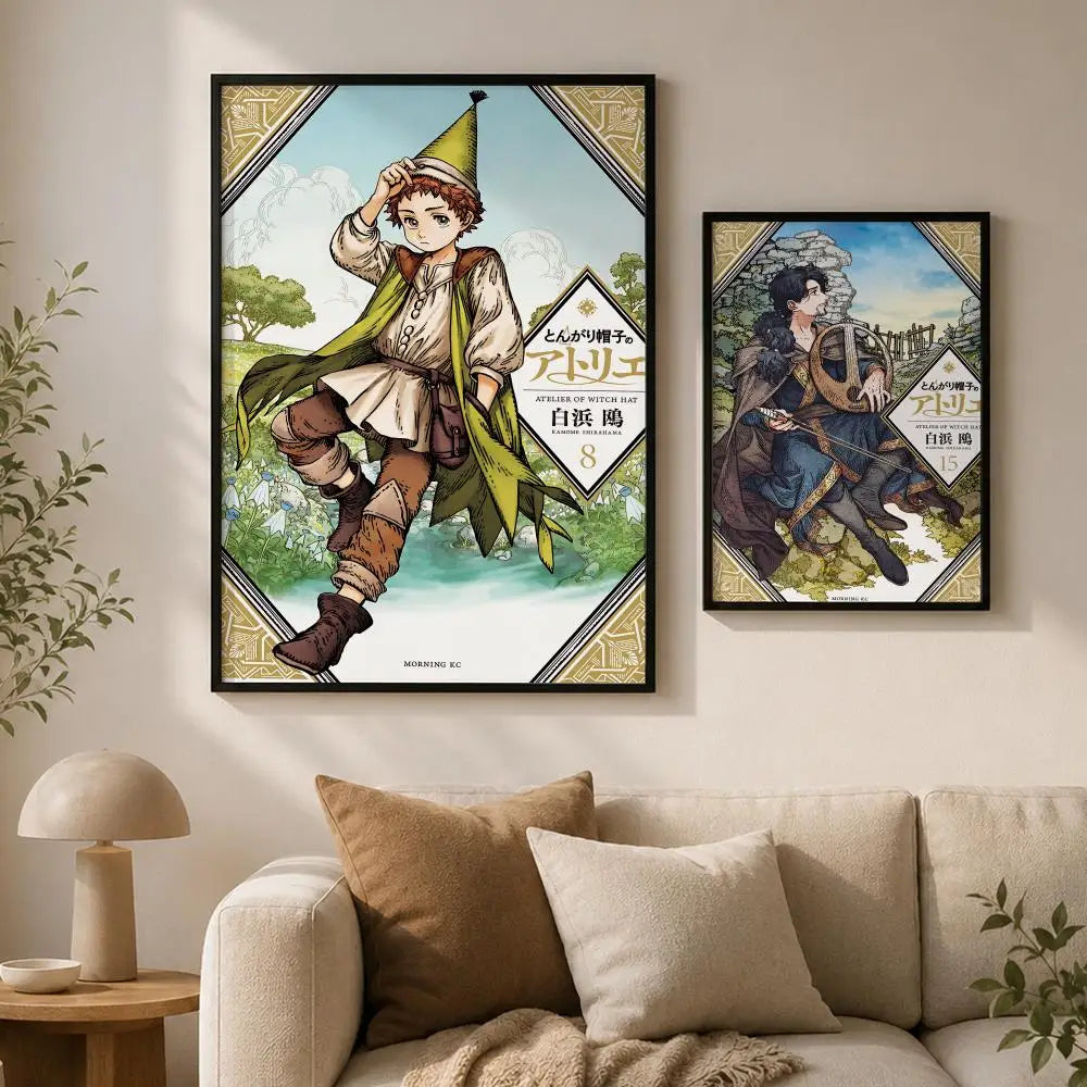 Bouchi no Atelier Poster – Waterproof Self-Adhesive Wall Art Decorative Wall Poster Axl
